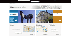 Desktop Screenshot of lisboapatrimoniocultural.pt